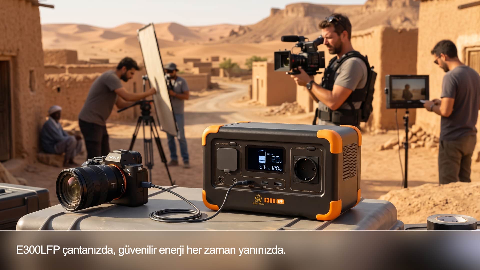 Çekim stüdyonun dışına çıktığında kameralar, ışıklar ve cihazlar çalışmaya devam etsin.
