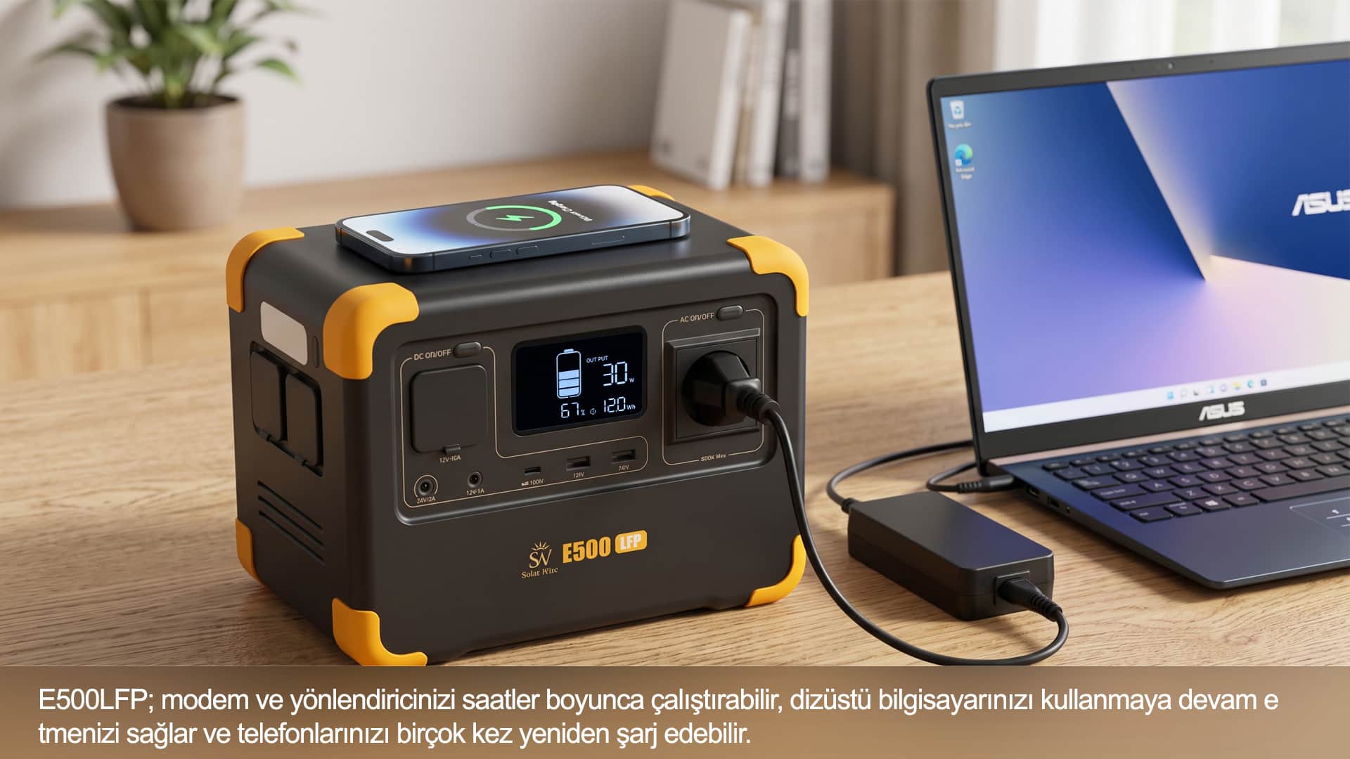 Uzun ömürlü LiFePO4 teknolojisiyle daha fazla gün güvenilir enerji.