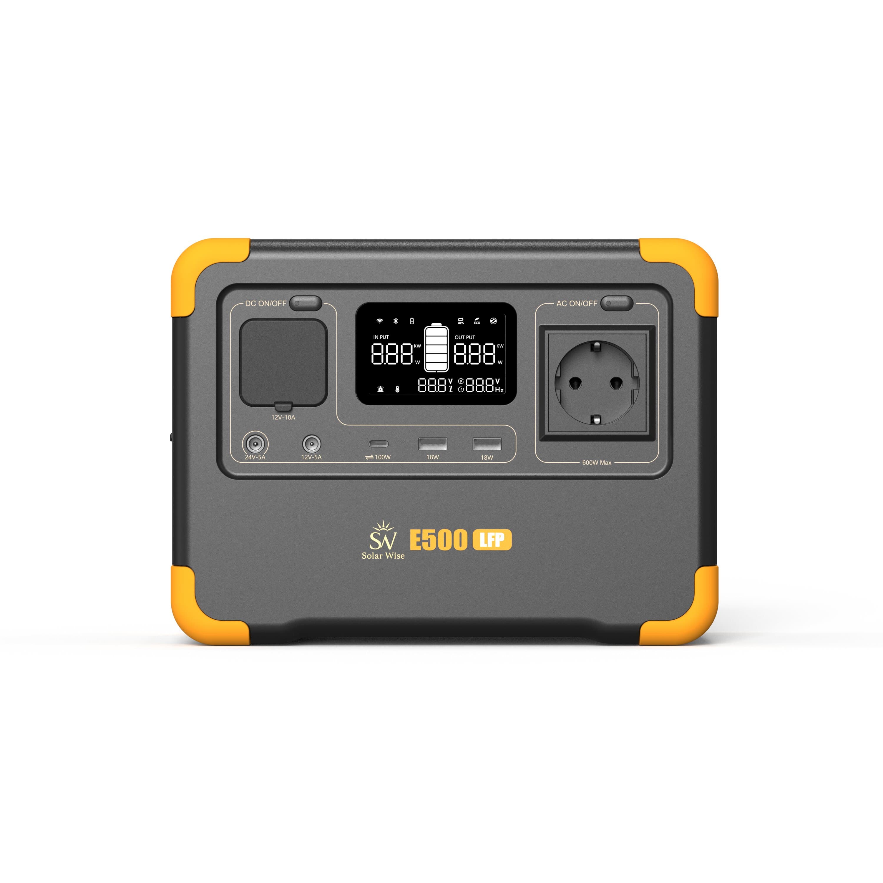 Solar Wise E500LFP Önden Görünüm