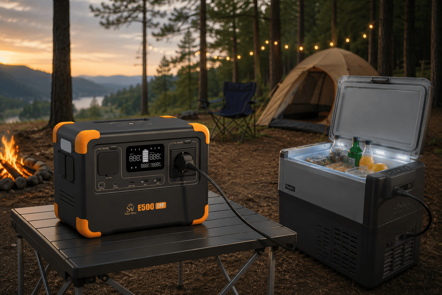 How Long Can a Portable Power Station Run a Refrigerator?
