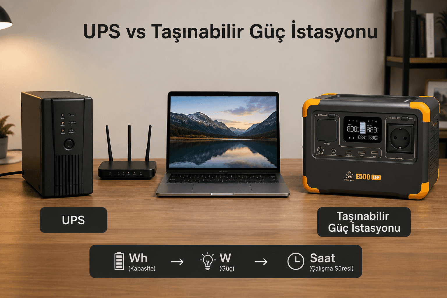 UPS ile Taşınabilir Güç İstasyonu Arasındaki Fark Nedir?