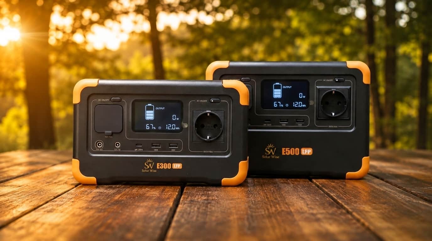 En iyi kullanım: E300 MaxPack mobil çalışma ve kısa geziler — E500 MaxPack aileler, karavanlar ve uzun süreli kullanım